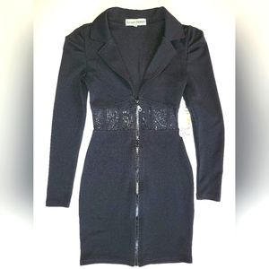 NWT ALMOST FAMOUS Zip up Dress